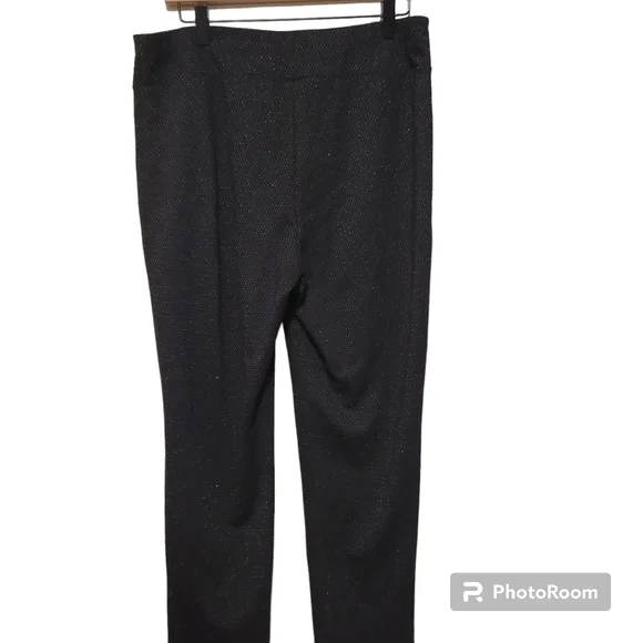 Chicos black sparkle leggings size 1 US small 8 - Picture 5 of 6